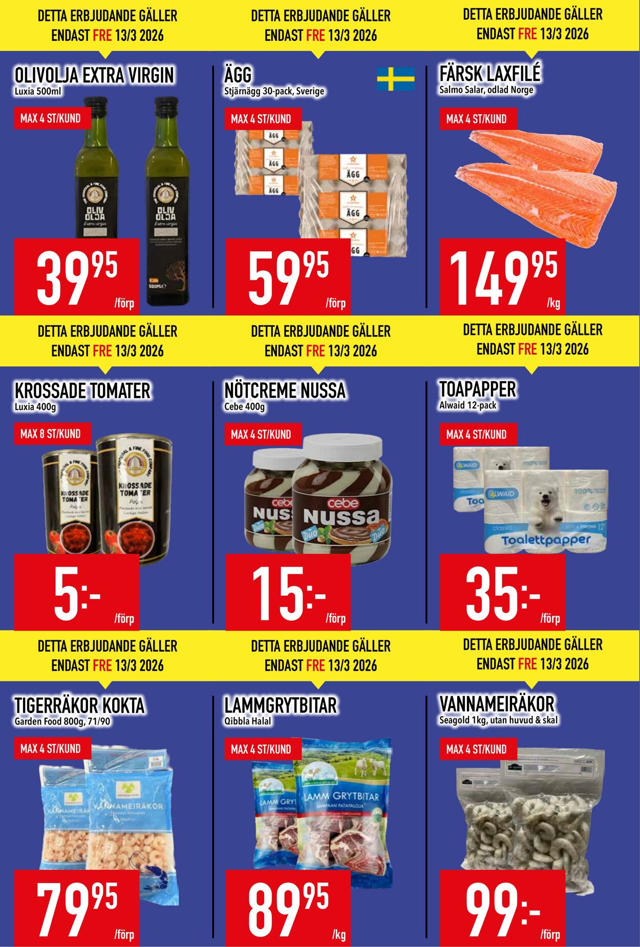 Erbjudanden Matdax 09.03.2026 - 15.03.2026