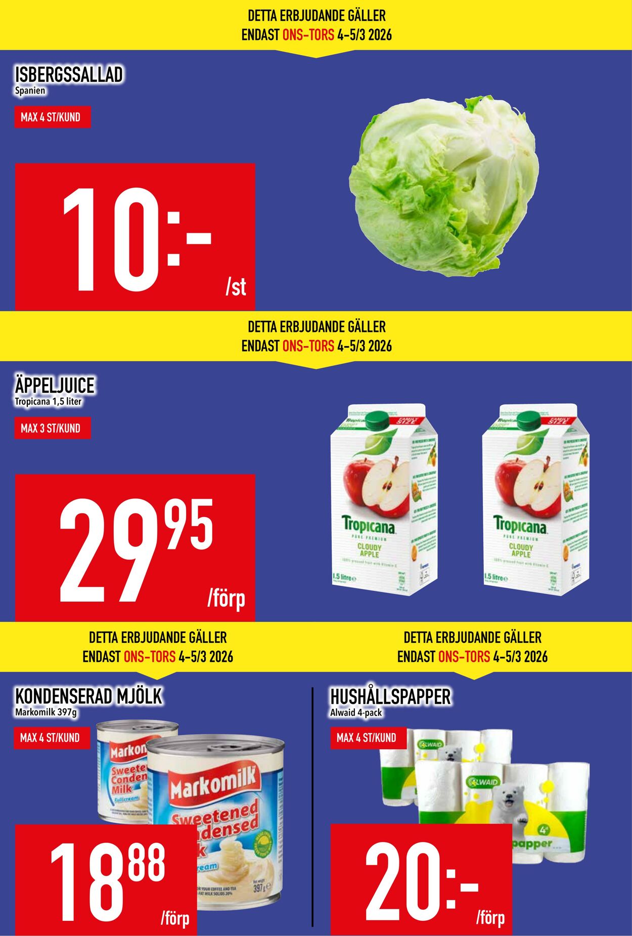 Erbjudanden Matdax 02.03.2026 - 08.03.2026