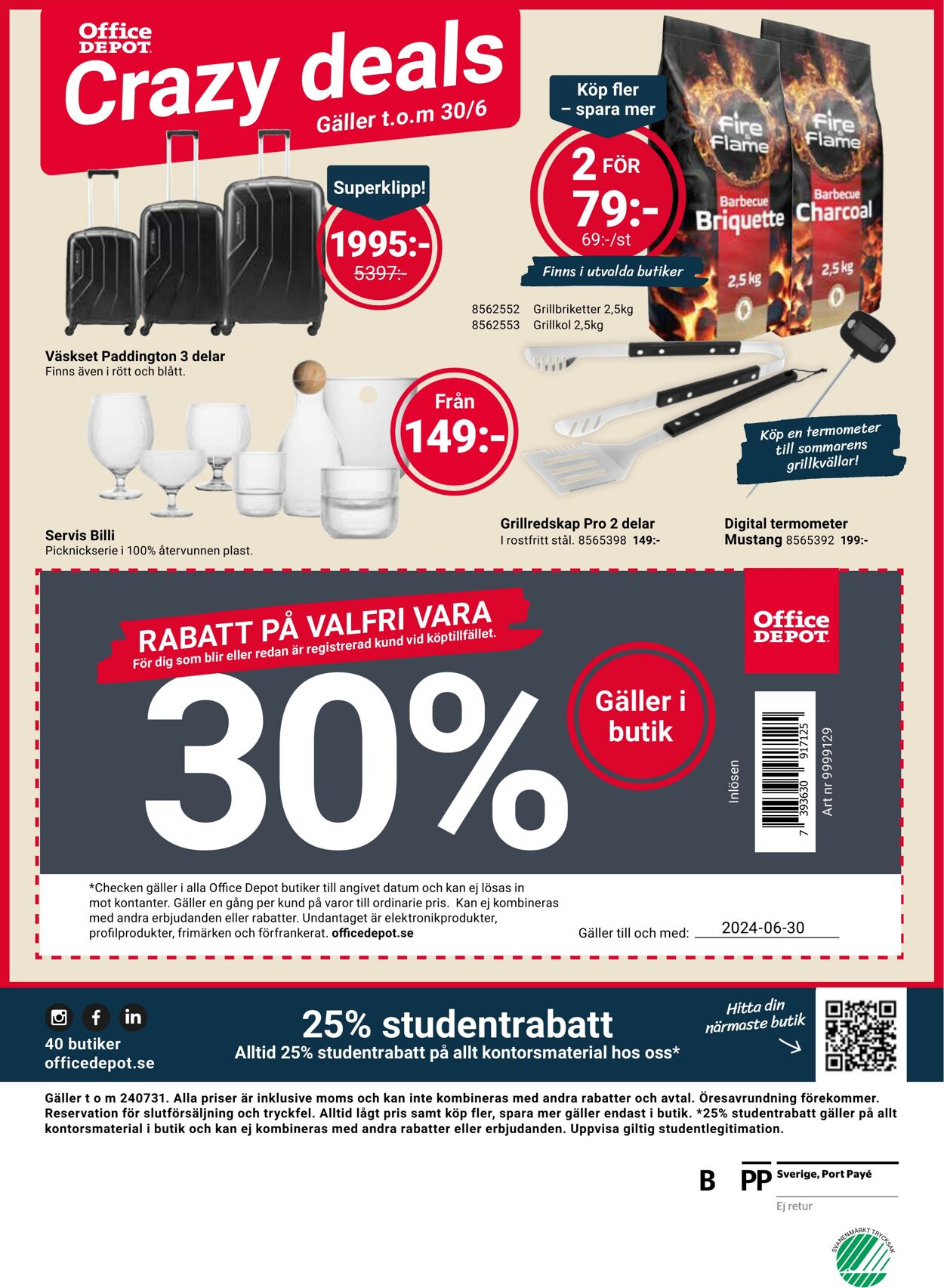 Erbjudanden Office Depot 26.05.2025 - 01.06.2025