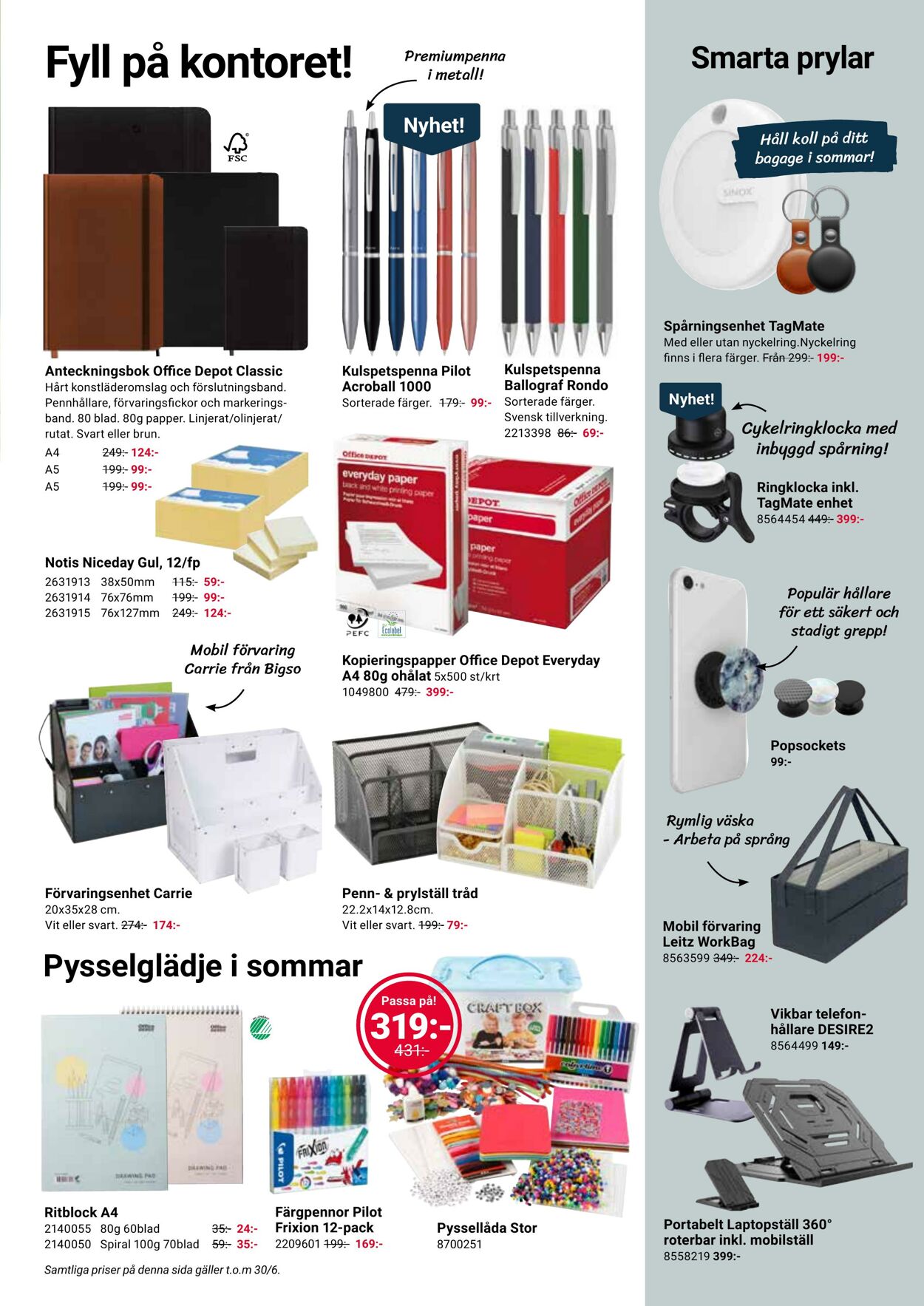 Erbjudanden Office Depot 26.05.2025 - 01.06.2025