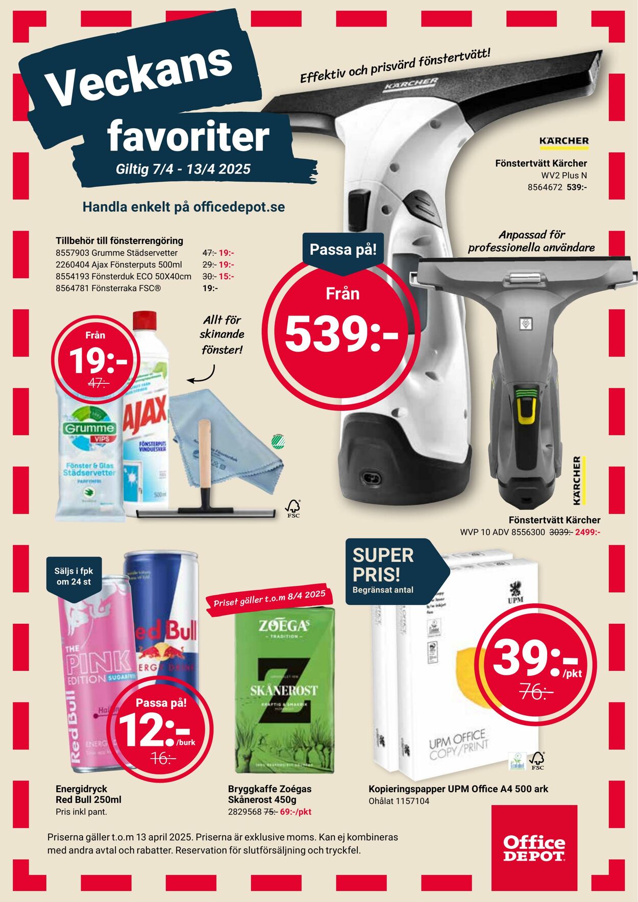 Erbjudanden Office Depot - Veckans favoriter2025_Vecka15 26 maj, 2025 - 1 jun, 2025
