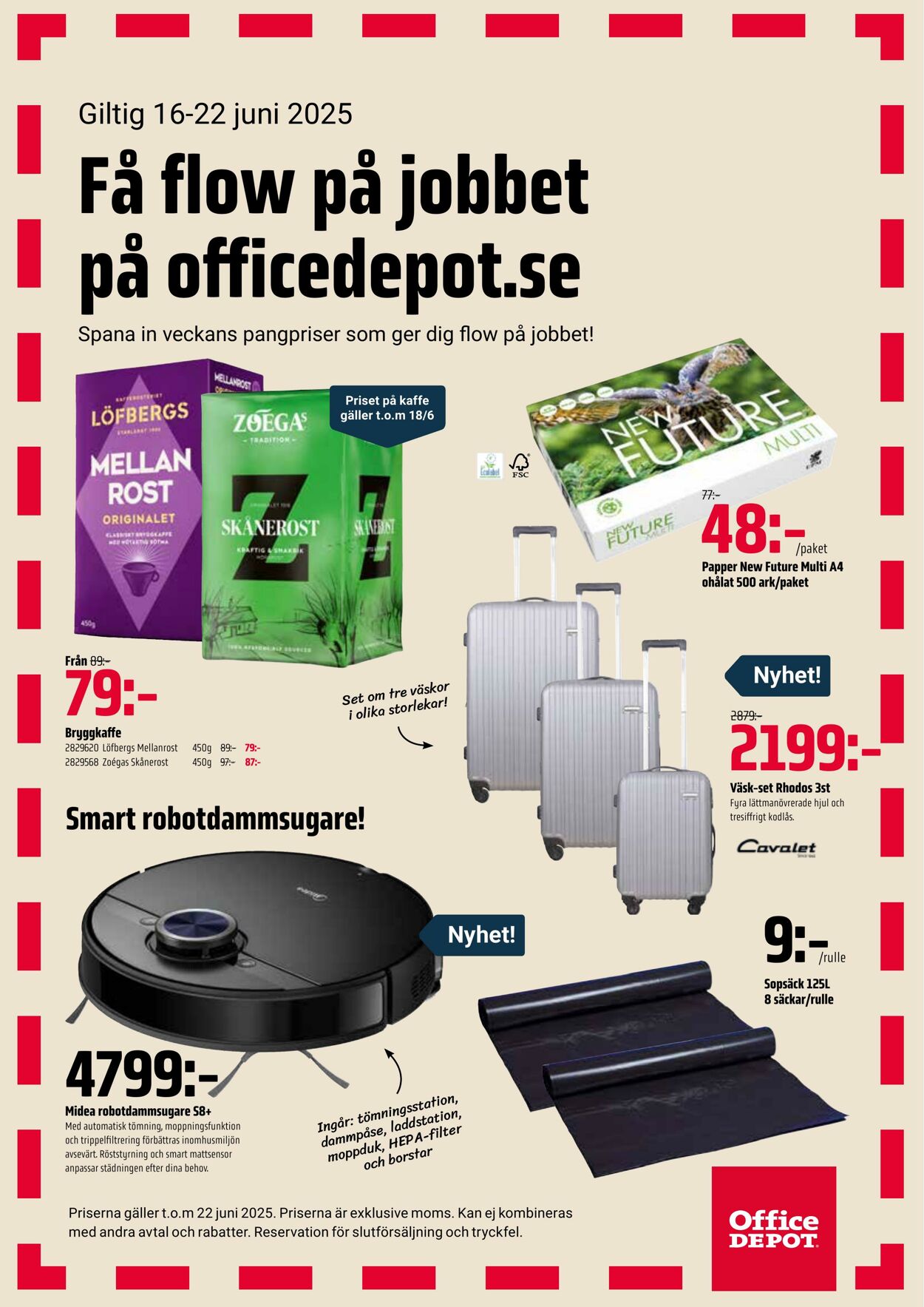Erbjudanden Office Depot 16.06.2025 - 22.06.2025
