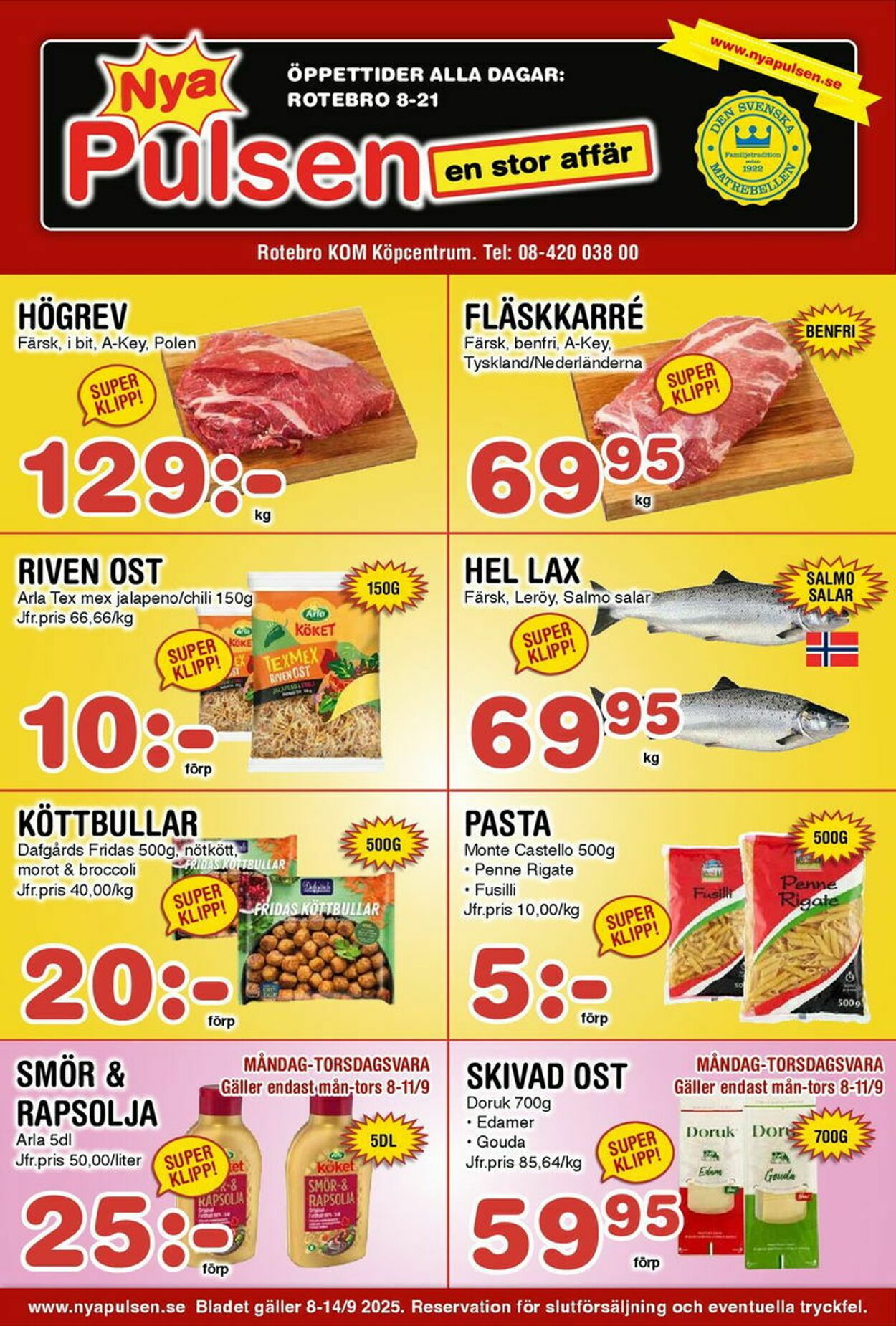 Erbjudanden Pulsen 08.09.2025 - 14.09.2025