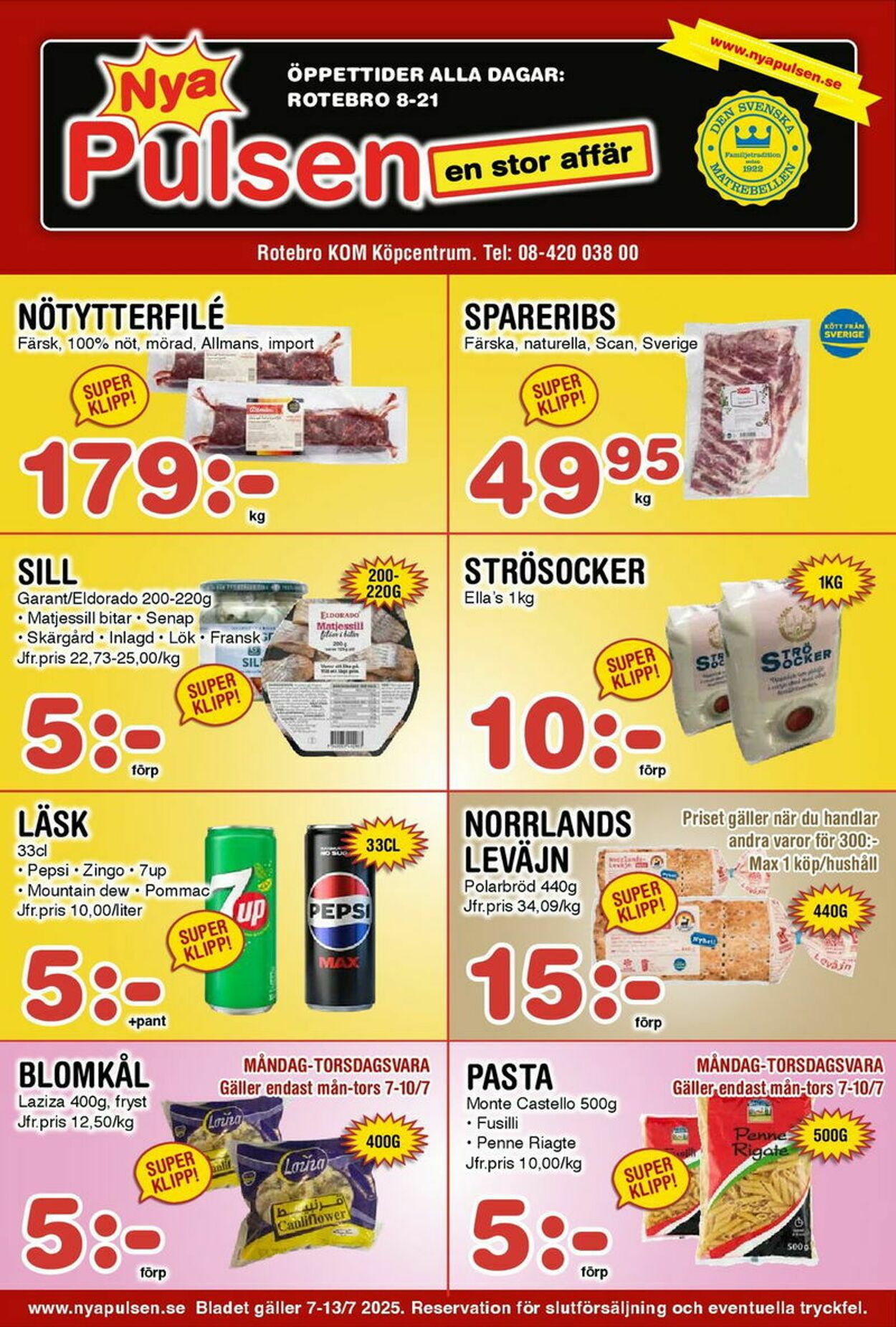 Erbjudanden Pulsen 07.07.2025 - 13.07.2025