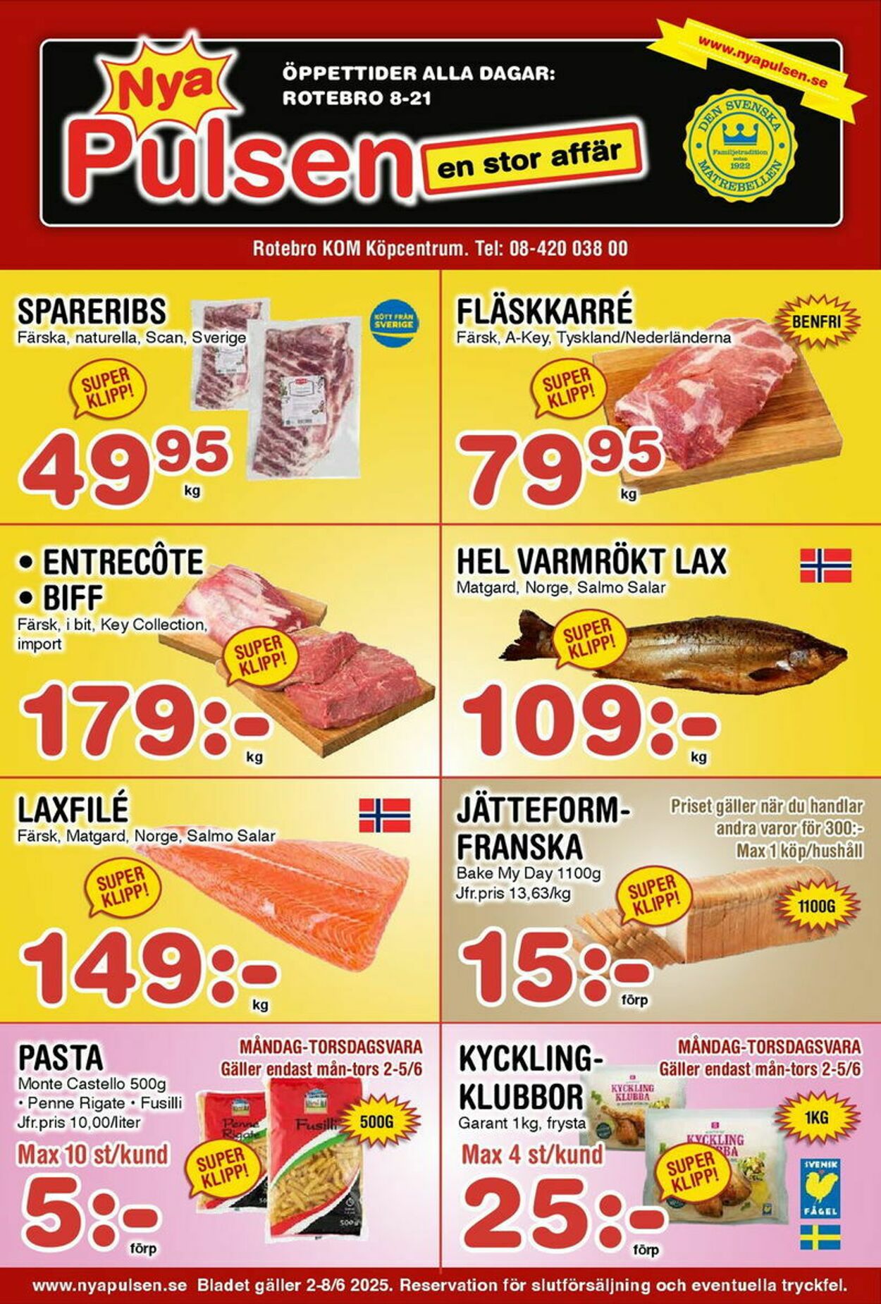 Erbjudanden Pulsen 02.06.2025 - 08.06.2025