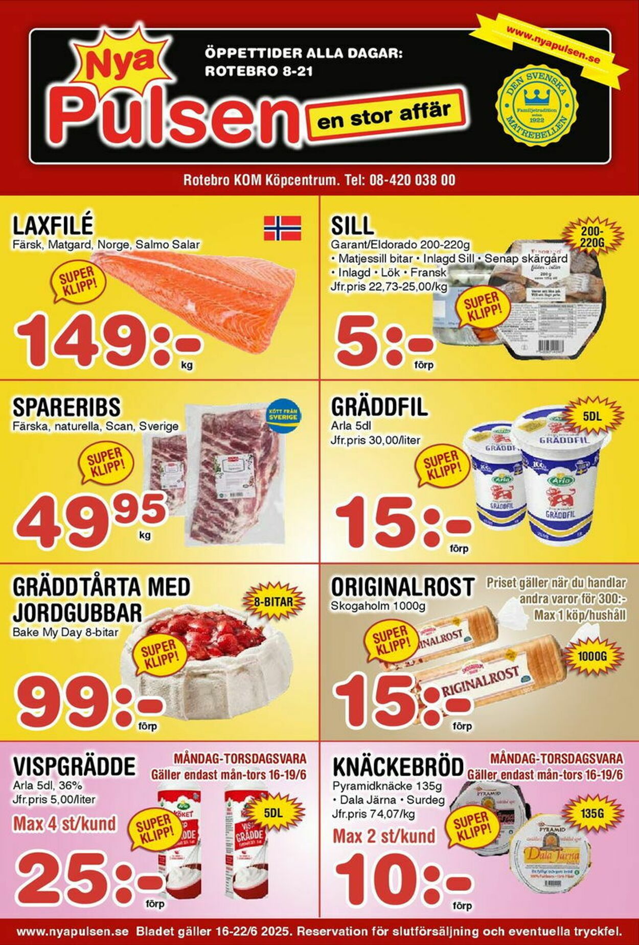 Erbjudanden Pulsen 16.06.2025 - 22.06.2025