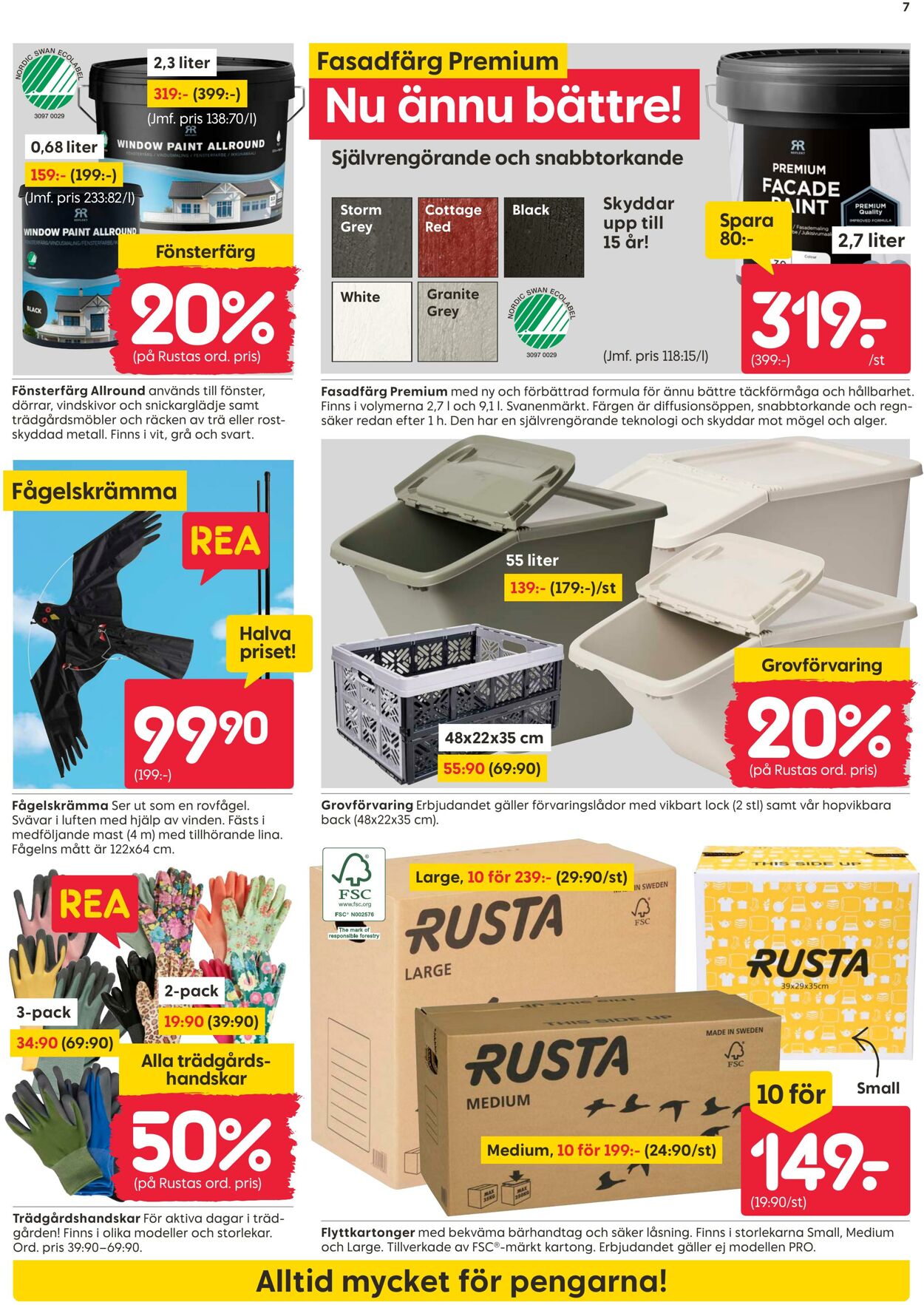 Erbjudanden Rusta 07.07.2025 - 21.07.2025