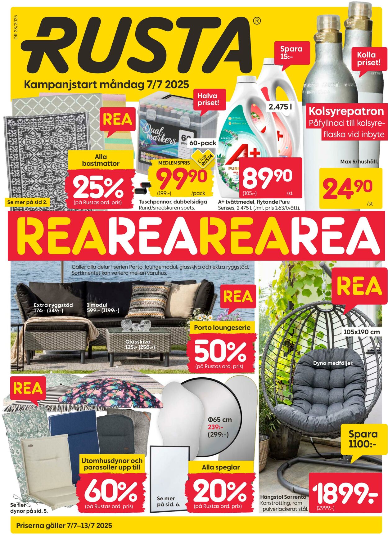 Erbjudanden Rusta 07.07.2025 - 21.07.2025