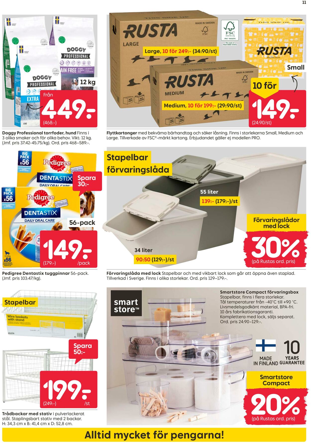Erbjudanden Rusta 25.08.2025 - 01.09.2025