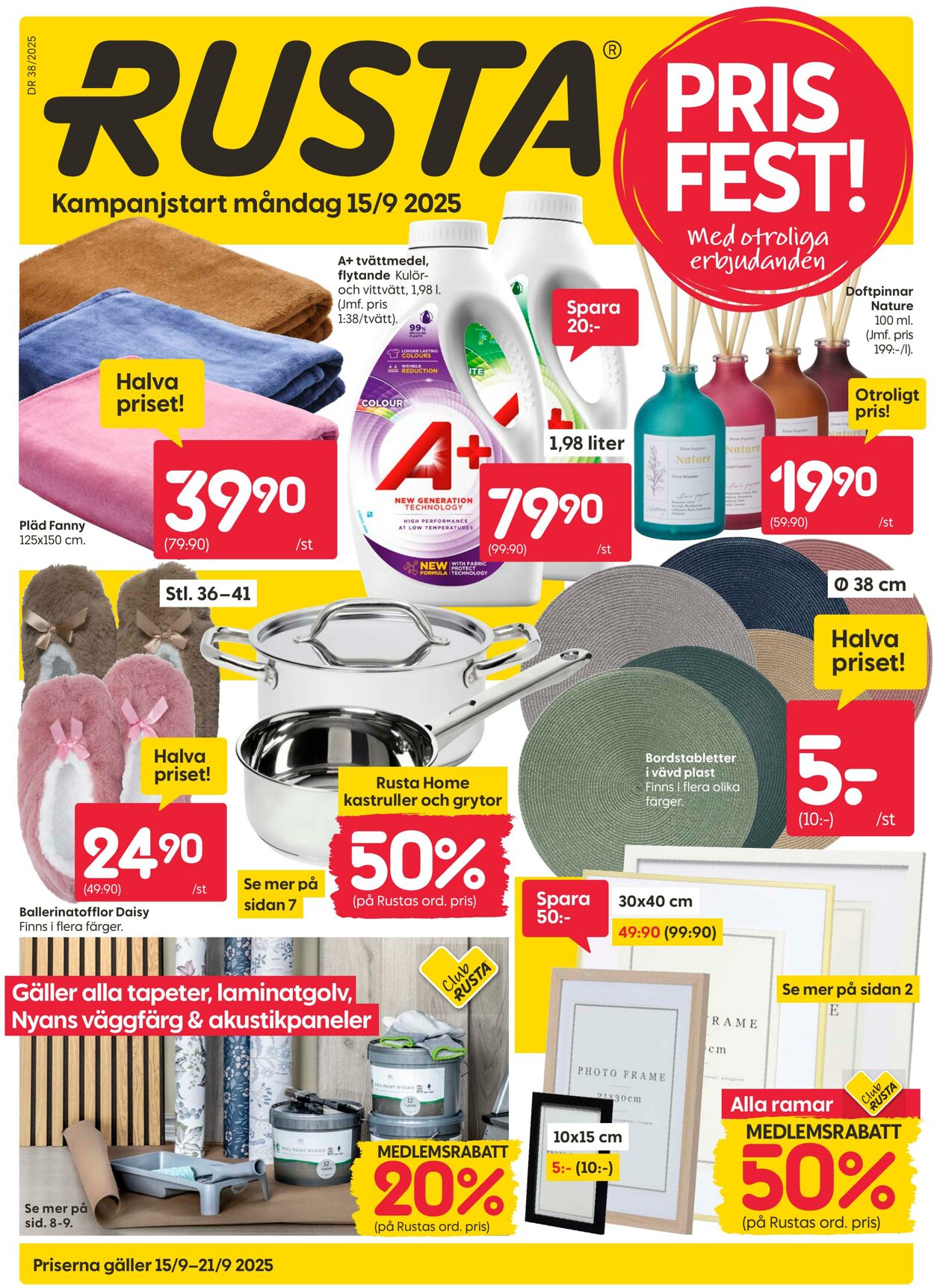 Erbjudanden Rusta 16.09.2025 - 30.09.2025
