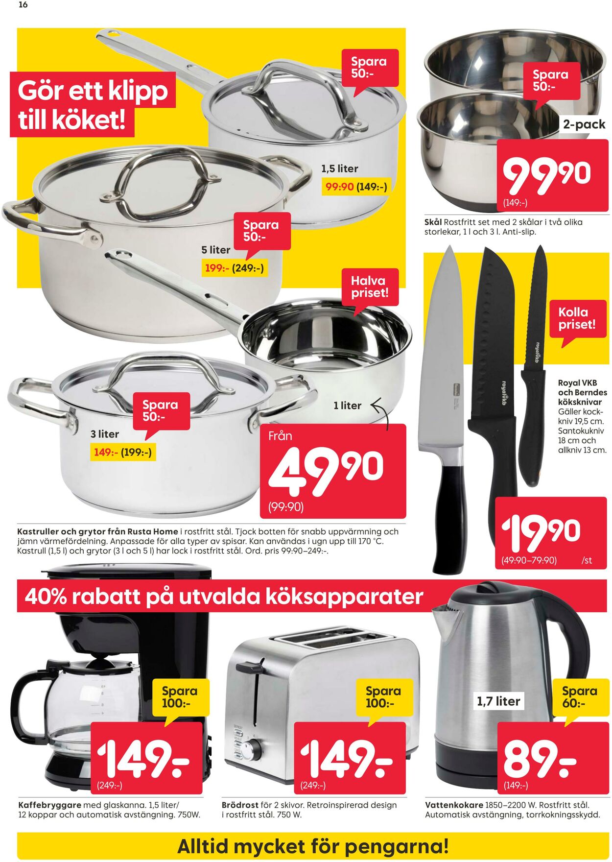 Erbjudanden Rusta 27.10.2025 - 03.11.2025