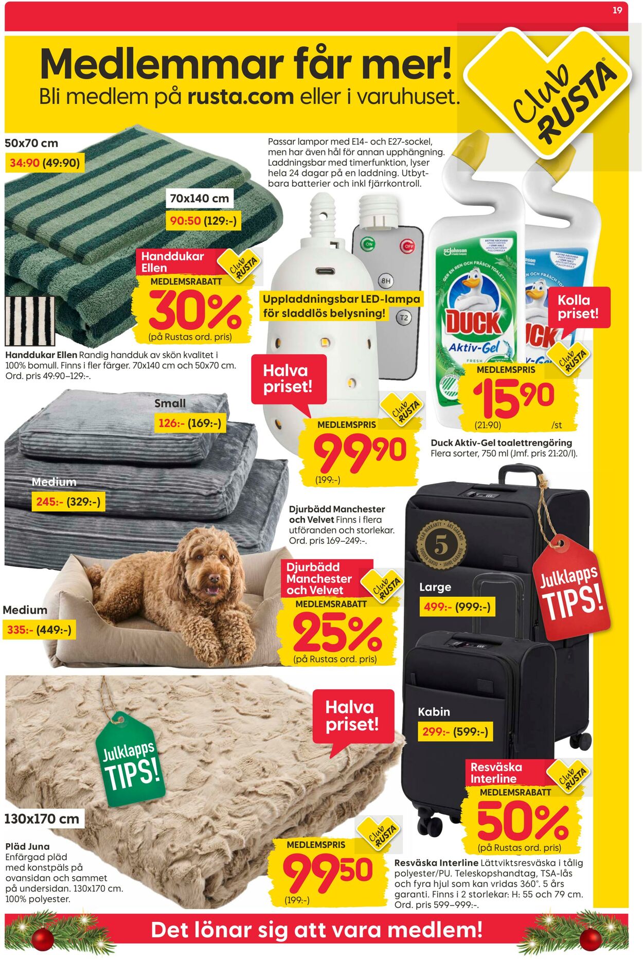Erbjudanden Rusta 09.12.2025 - 10.01.2026