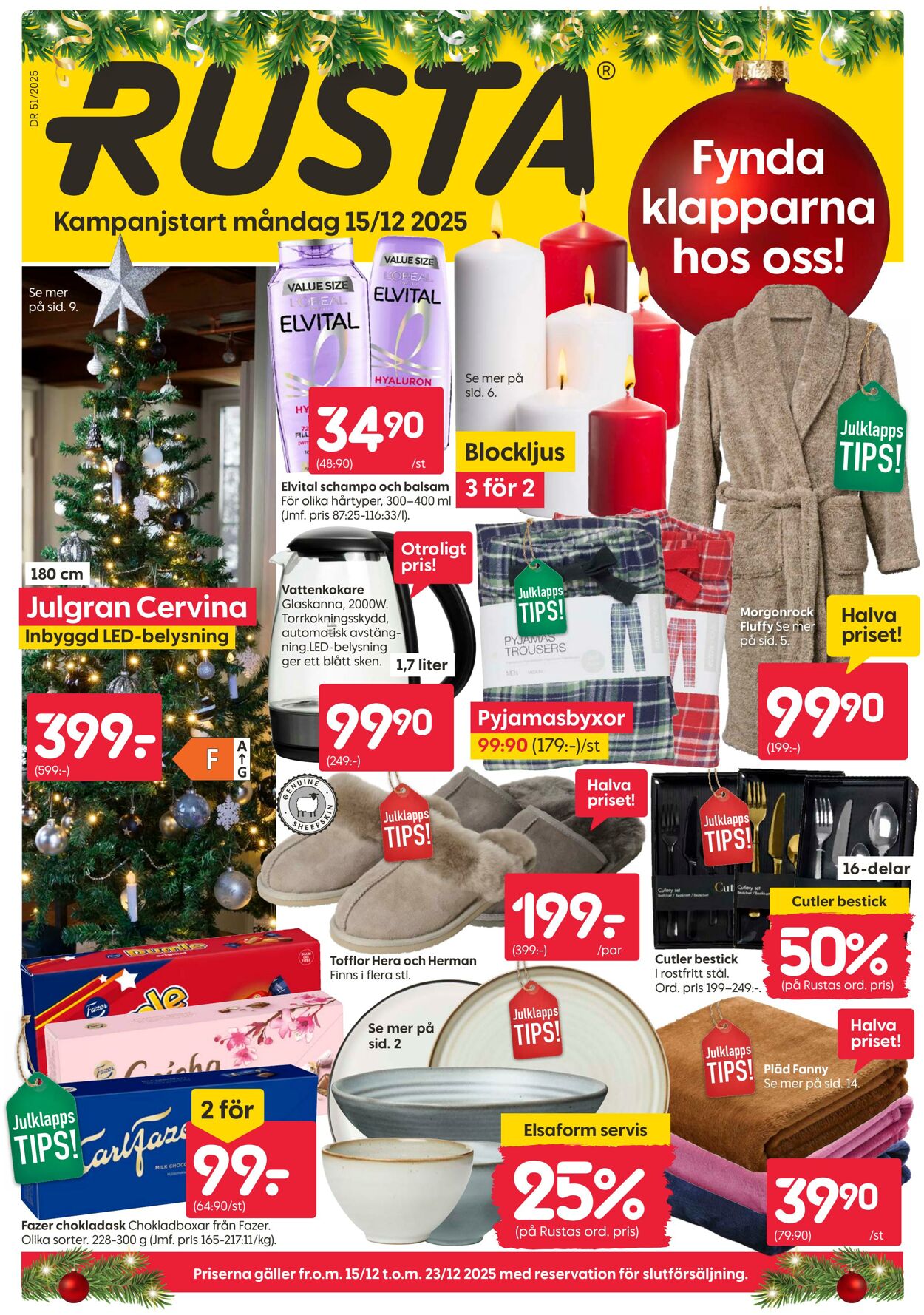 Erbjudanden Rusta 15.12.2025 - 29.12.2025