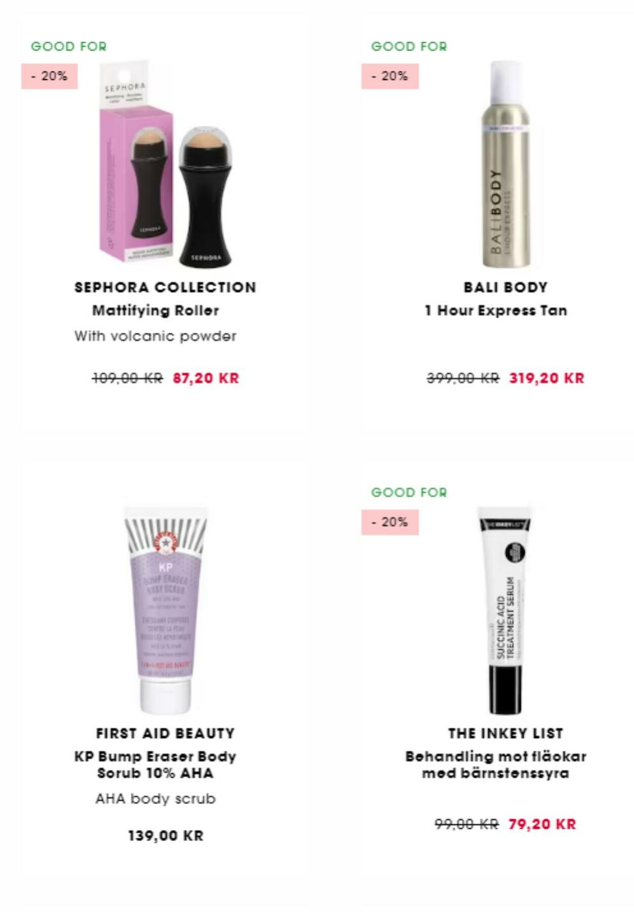 Erbjudanden Sephora 05.04.2023 - 19.04.2023