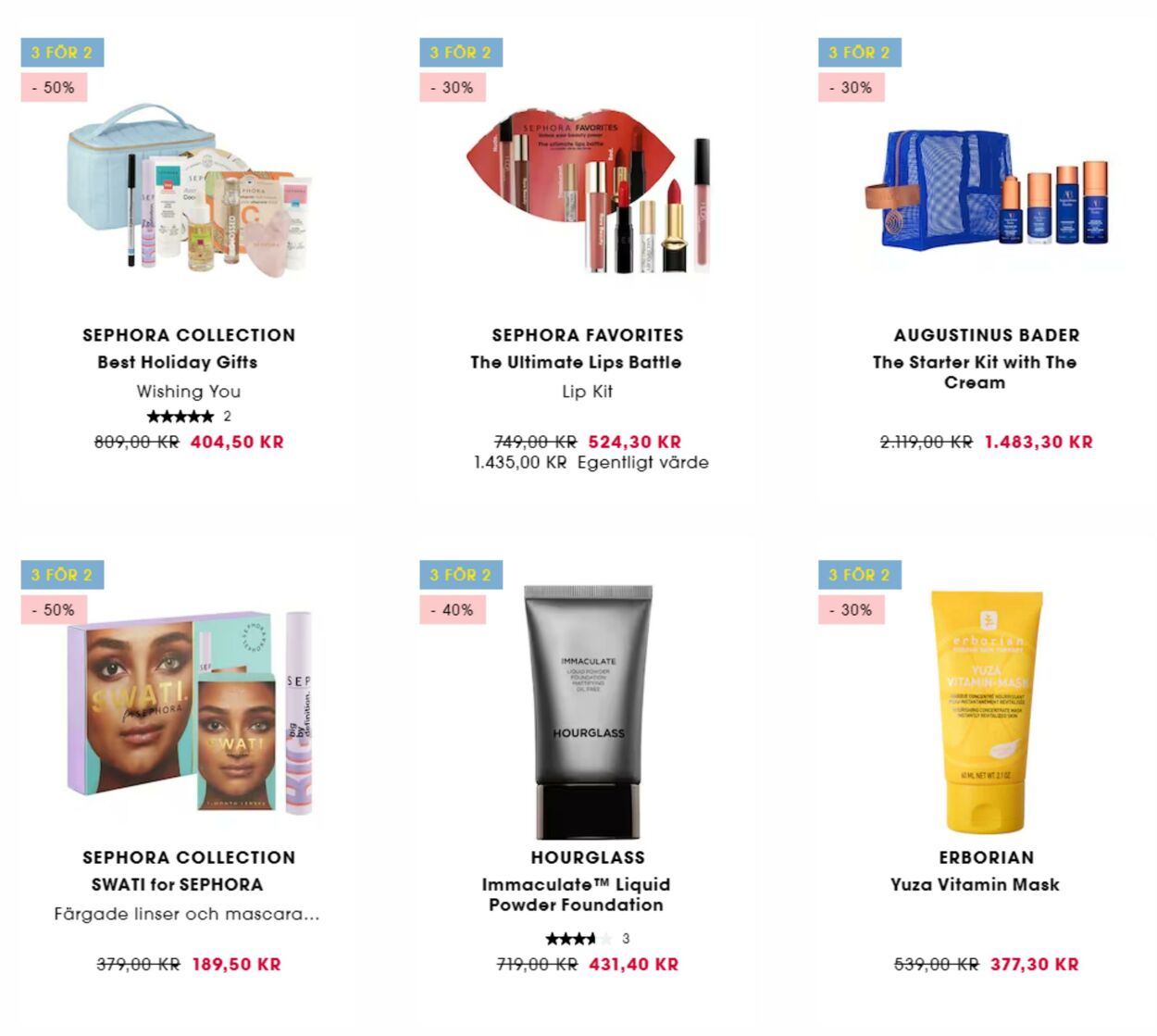 Erbjudanden Sephora 24.01.2023 - 07.02.2023