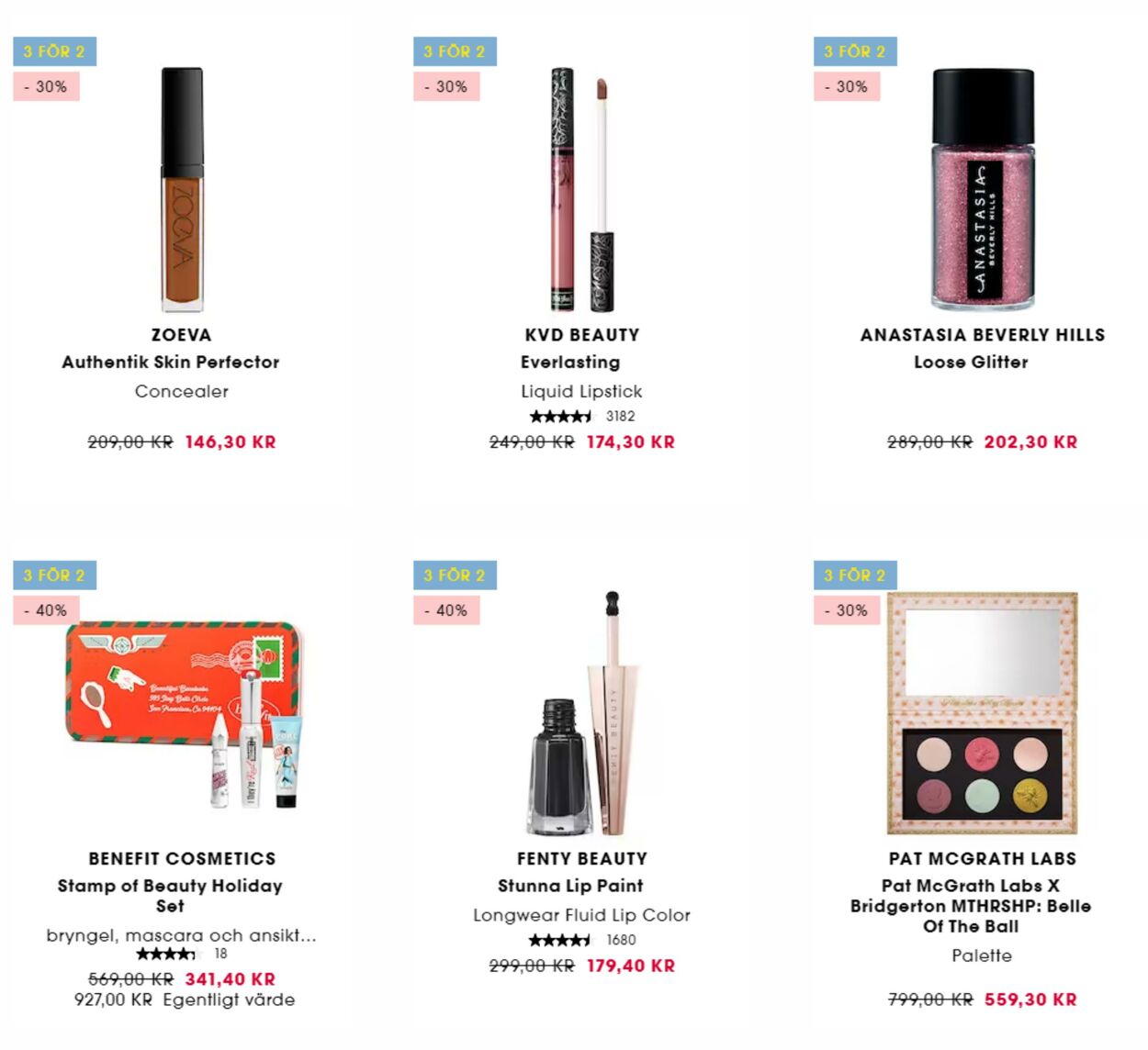 Erbjudanden Sephora 24.01.2023 - 07.02.2023