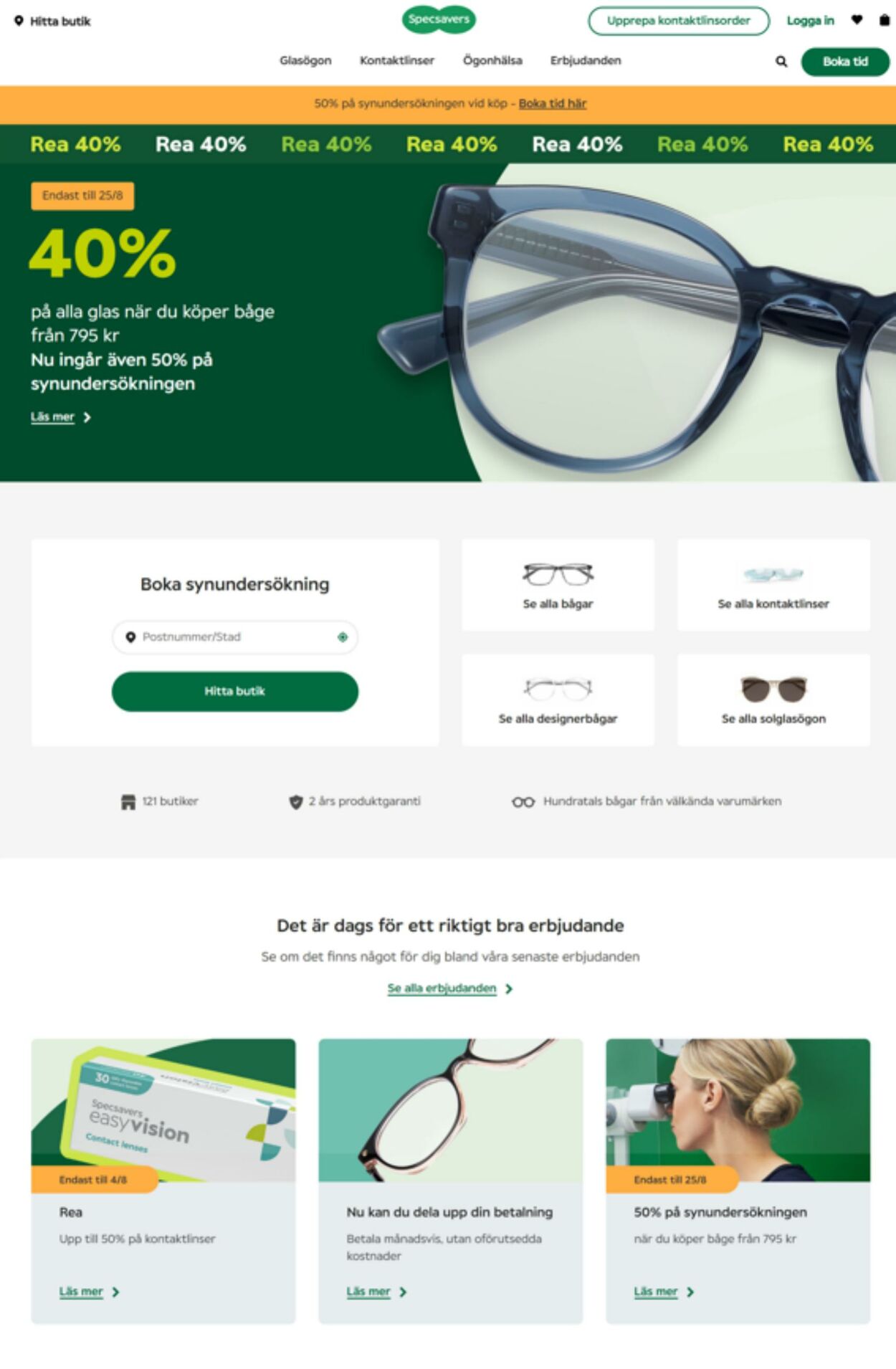 Erbjudanden Specsavers 19.07.2024 - 31.07.2024