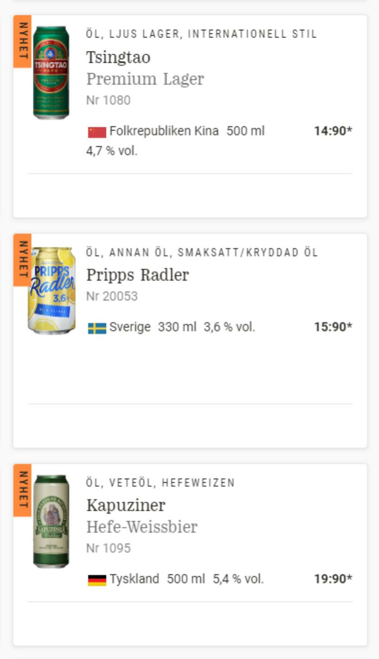 Erbjudanden Systembolaget 29.03.2023 - 27.04.2023