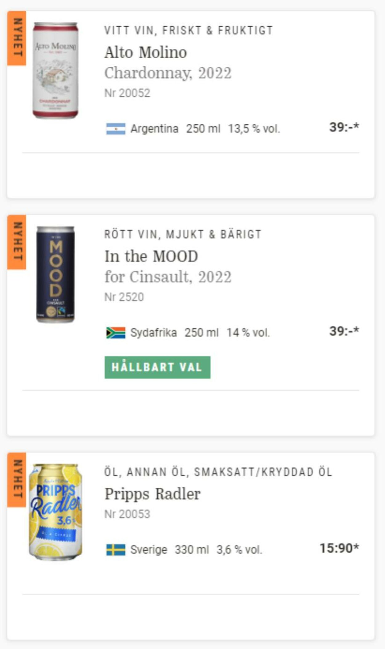 Erbjudanden Systembolaget 09.03.2023 - 29.03.2023