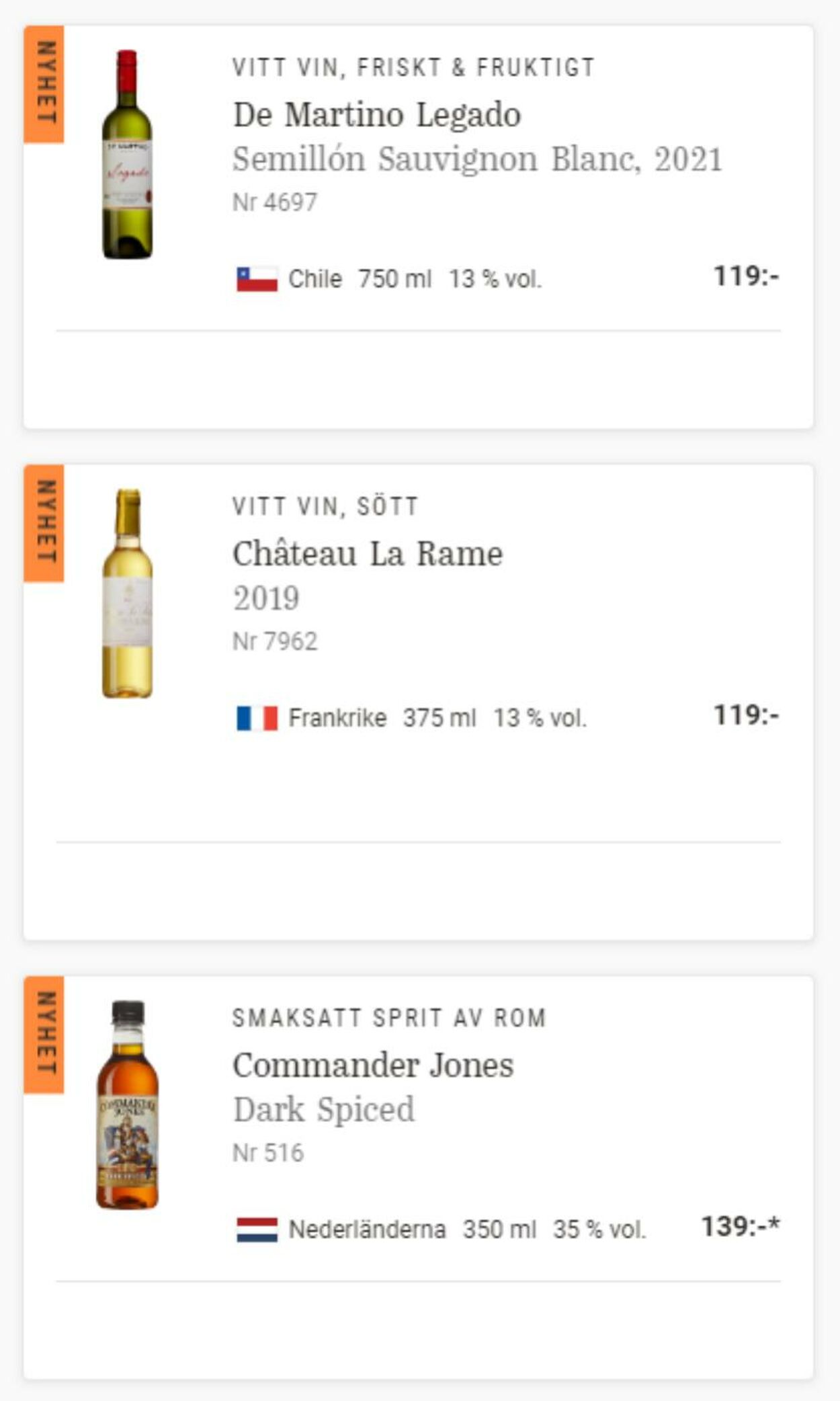 Erbjudanden Systembolaget 09.03.2023 - 29.03.2023