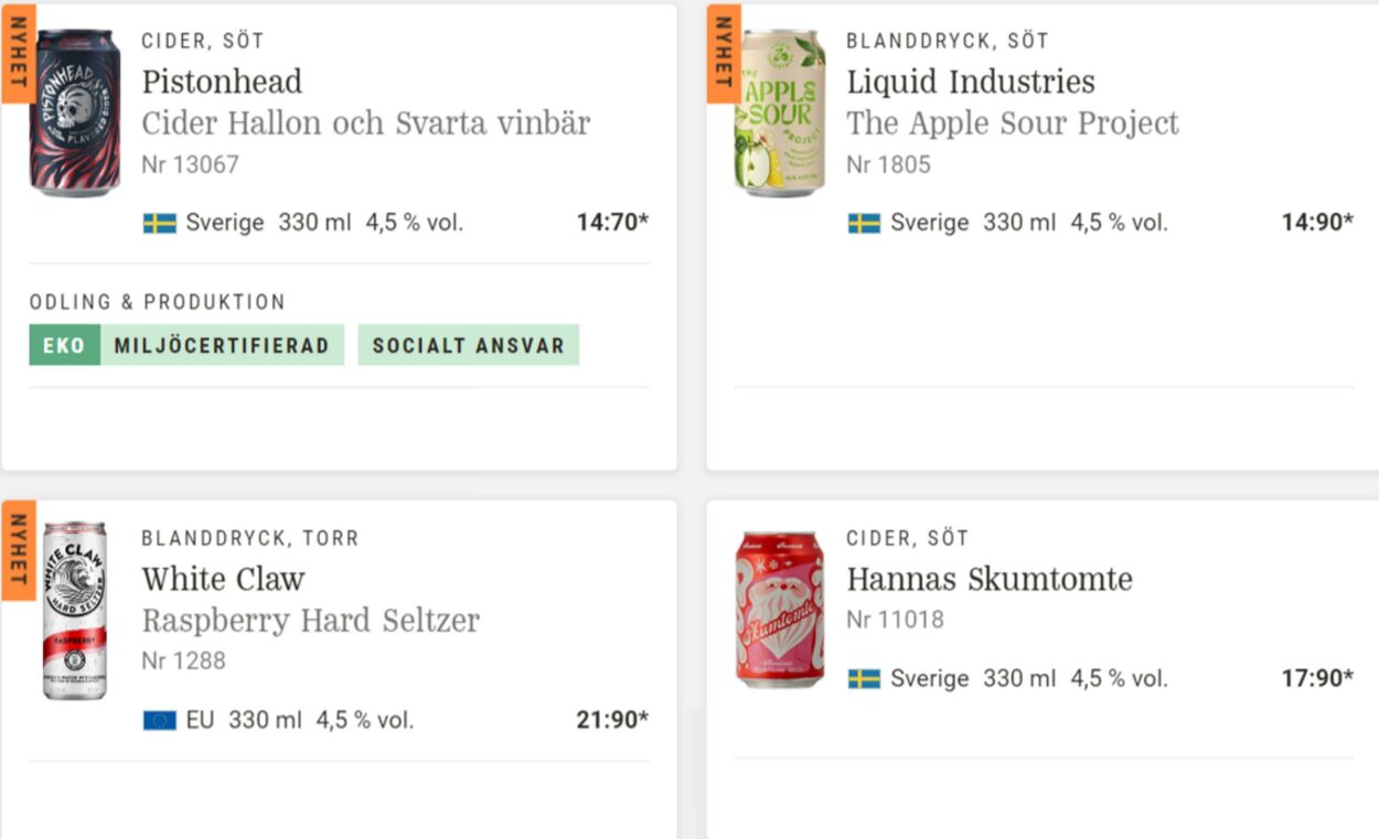 Erbjudanden Systembolaget 05.01.2024 - 29.02.2024