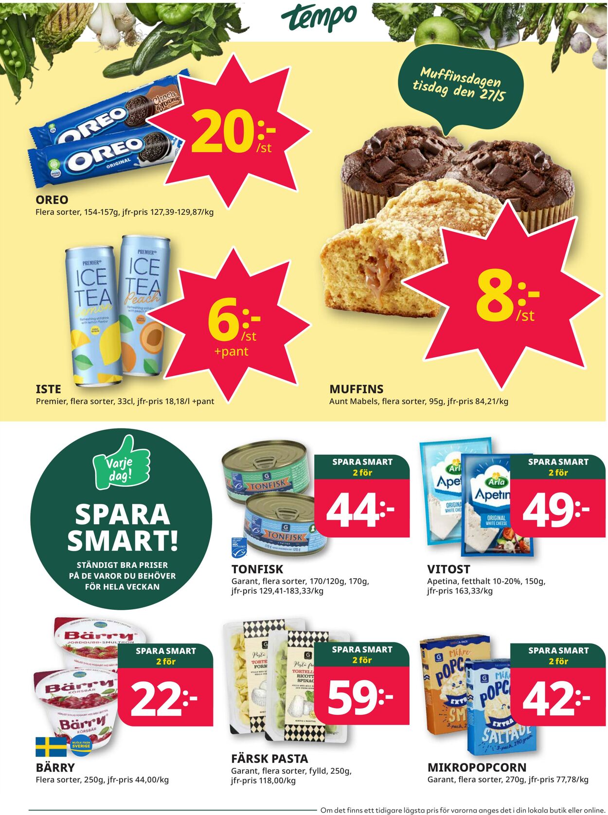 Erbjudanden Tempo 26.05.2025 - 01.06.2025