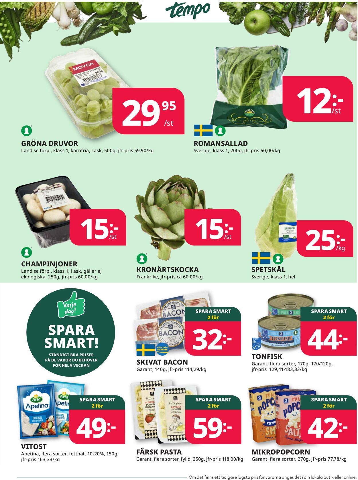 Erbjudanden Tempo 23.06.2025 - 29.06.2025