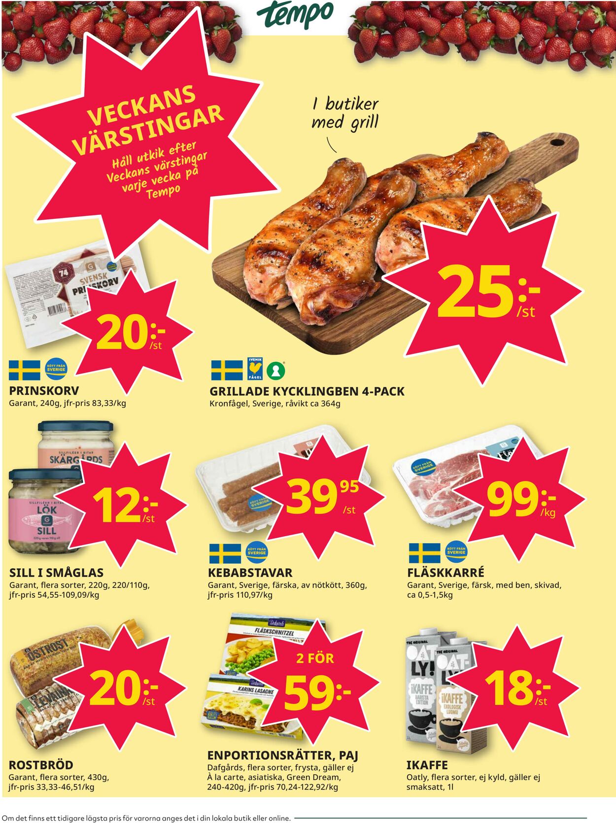 Erbjudanden Tempo 09.06.2025 - 15.06.2025