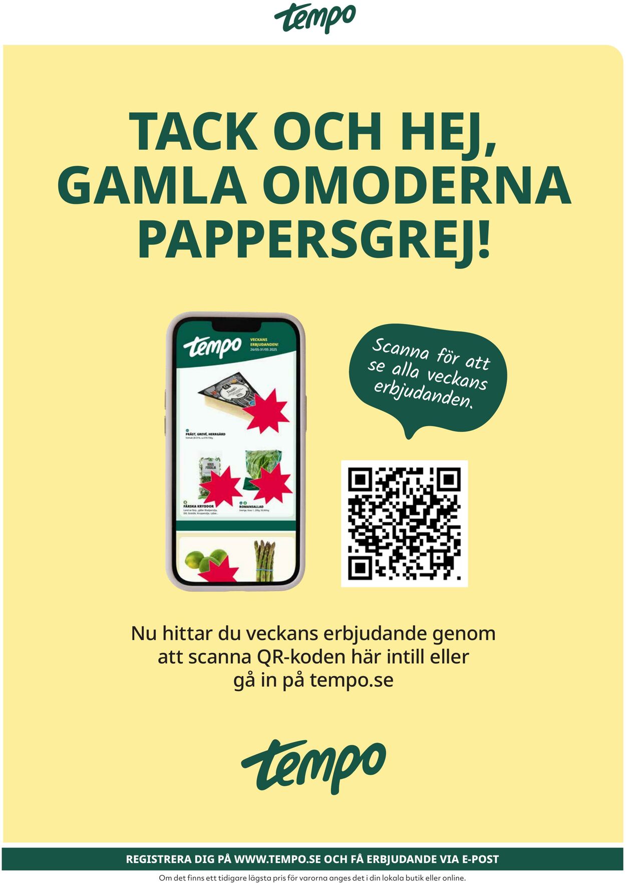 Erbjudanden Tempo 30.06.2025 - 06.07.2025